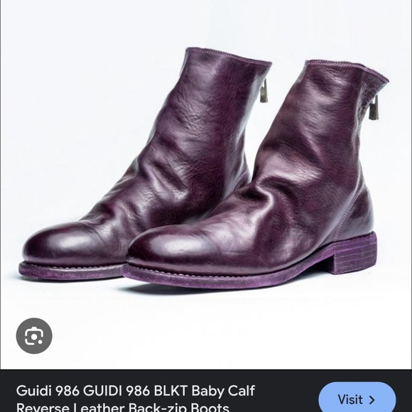 Elegant Purple Women's Boots - Picture 4 of 4
